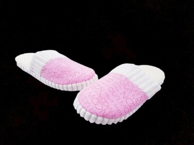 Your Moon Damen-Hausschuhe Slipper   Damen rosa/weiß Größe 7 UK 