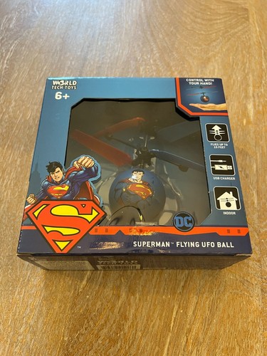SUPERMAN DC ~ Motion Sensing Flying UFO Ball ~ NEW IN BOX - Picture 2 of 4