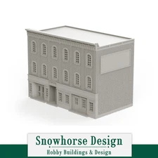 Mixed Residential 3-Story | Small Urban Collection (HO Scale 1:87)