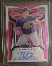 2023 LEAF METAL BLADE TIDWELL PINK PULSAR AUTOGRAPH RC #7/7 METS GIANTS 