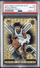 2022 TOPPS FINEST OVERTIME ELITE SUPERFRACTOR 1/1 #58 BRYCE GRIGGS 1/1 PSA 10