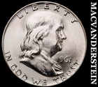 1961-D Silver Franklin Half Dollar - Choice G Brilliant Unc++++  Lustrous  #i146