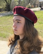 US Army Maroon Airborne Beret 7 Wings Collection Wool Beret New Sealed