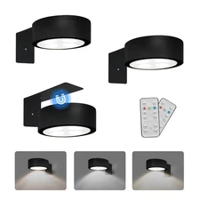 3-Pack Battery Operated Picture Light Magnetic Painting Light with 3 Lighting...