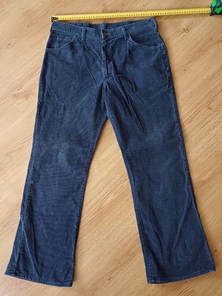 Men Lee Jeans Black Corduroy 33 / L / 48