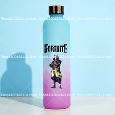 900ML Fortnites Water Bottle Drinking Cartoon Anime Printed Fortress Night Sport