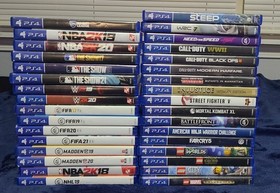 Used Sony PlayStation 4 (500 GB) Console w/ Camo Controller And 33 Games!!!