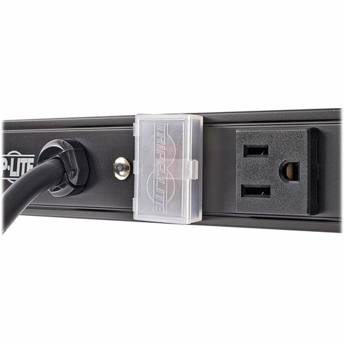 Tripp Lite 16 Outlet Power Strip 5-15R 15' Cord Vertical 5-15P 48" Black - Picture 3 of 6