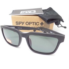Spy Optics 2 SOSI Helm Soft Matte Black Happy Gray Green Sunglasses Authentic