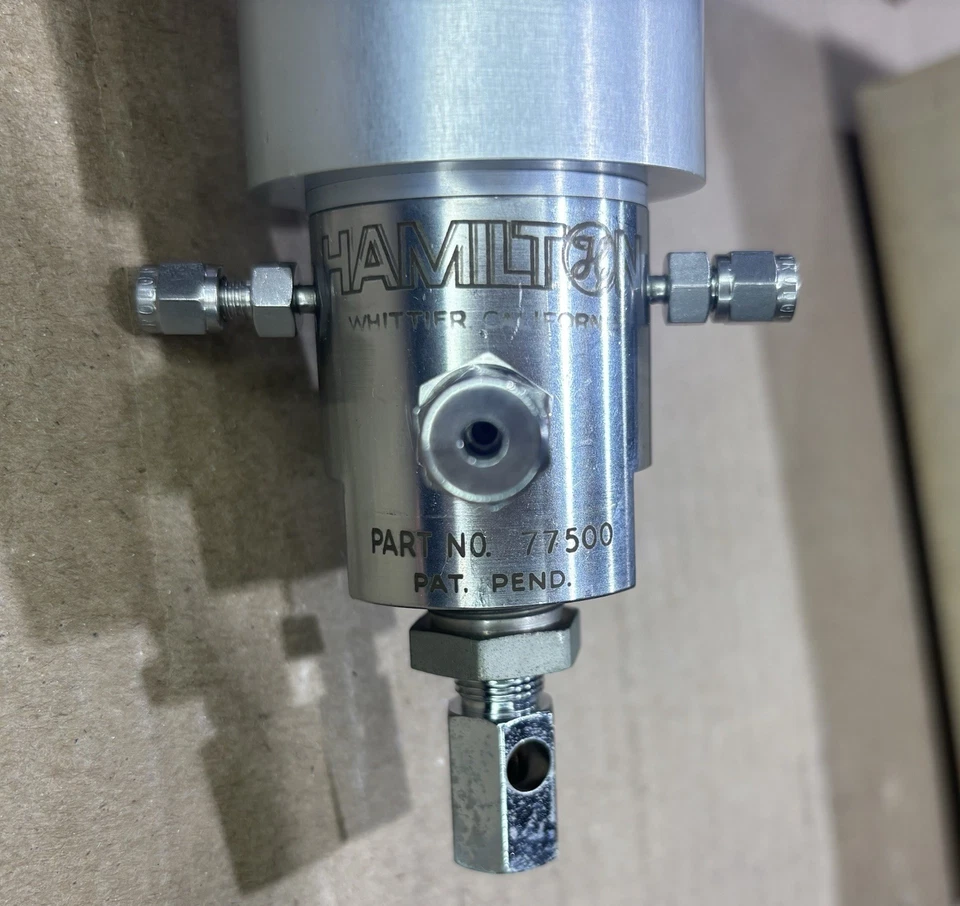 Hamilton Co. High Pressure Sampling Valve 77500 New With Instructions - Image 4 of 4