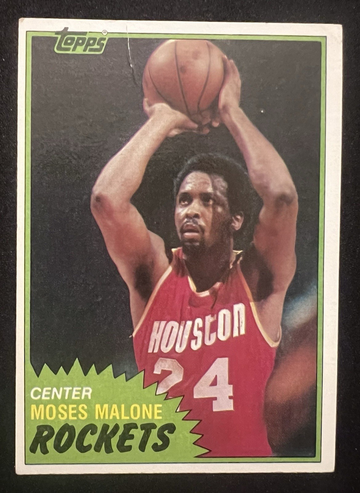 1981-82 Topps Moses Malone #14 Houston Rockets