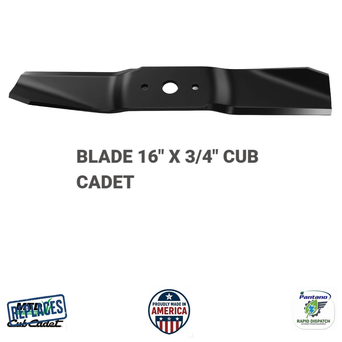 3-Pack 20-1/2 X 3/4 Mower Blades – Fits Cub Cadet, Rotary Brand