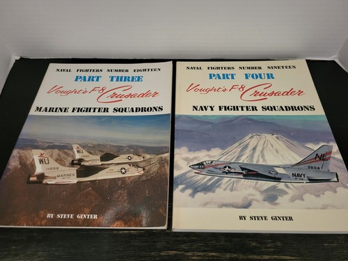 Lot 2 Naval Fighters 18 Vought F-8 Crusader MARINE FIGHTER SQUADRONS Part 3 & 4