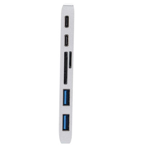 USB C Hub 6 w 2 Jednoczesne połączenie Duża skala Rozszerzenie 5 Gbps kogeneracja - Zdjęcie 3 z 22