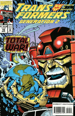 * TRANSFORMERS GENERATION 2 #10 * Comic Cover, Multiple sized Poster / Prints