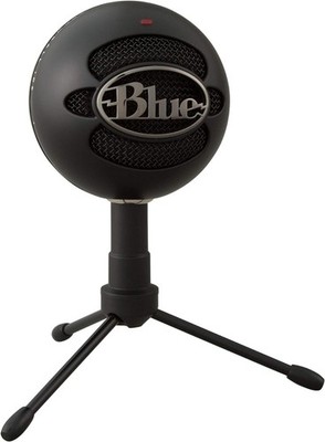 Logitech for Creators Blue Snowball iCE USB Mikrofon für Aufnahme Streaming Schwarz