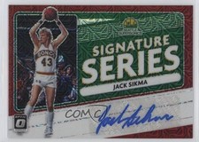 2020-21 Donruss Optic Signature Series Choice Red Prizm Jack Sikma Auto HOF 19l2