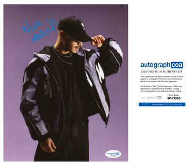 NICO MORENO SIGNED EDM TECHNO DJ 8x10 PHOTO - ACOA COA