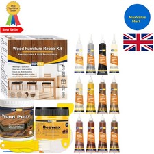 DIY Wood Furniture Repair Kit: 21 Essential Pieces for Easy Scratch & Hole Fixes