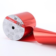 4inch x 50yards Shiny Red Waterproof Ribbon,Curling Ribbon for Gifts Package ...