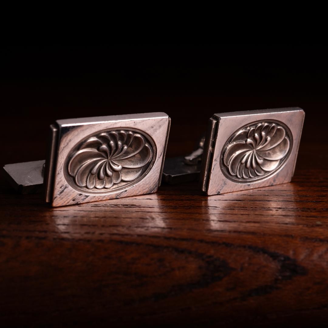 Georg Jensen Cufflinks No case Rectangular Shape … - image 4