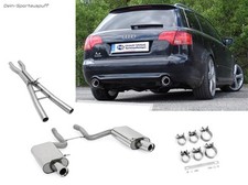 Fox Duplex Racing-Anlage Audi A4 B7 3.2l quattro Typ 8E je 90mm eingerollt