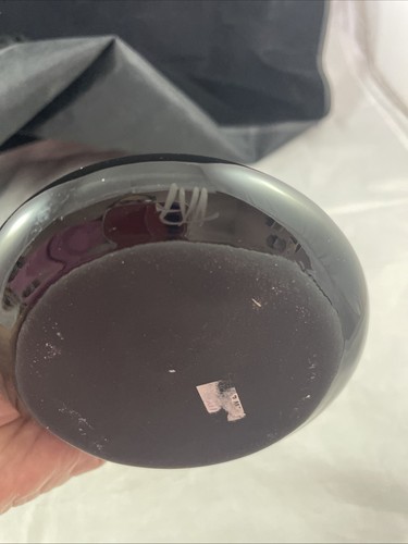 Native American Pottery Black Ware Squat Pitcher Cedar Mesa Pottery Signed LVA - Picture 7 of 7