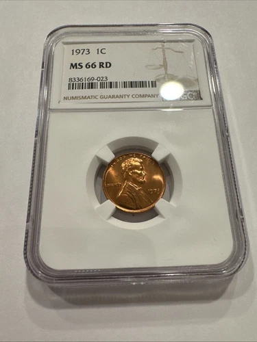 1973 Lincoln Cent MS66 RD NGC #123 SEE DESCRIPTION