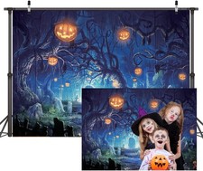 Professional 7x5ft Vinyl Halloween Backdrop   Lightweight and Easy to Hang