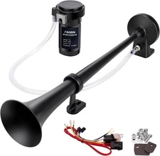 FARBIN Train Horn for Truck 12V 150 db Air Single 18, Black 