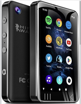 HIFI WALKER G7 Android MP3 Player with Bluetooth WiFi, 4'' Touchscreen, 64GB BK