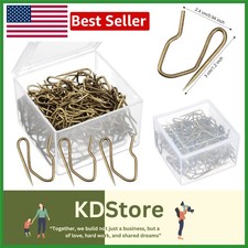 58 Pack Metal Curtain Hooks Pin On Drapery Hooks for Windows  Shower Rustproof