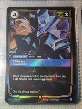 Viktor Innovator Showcase 117a/298 Origins Riftbound Karten NM