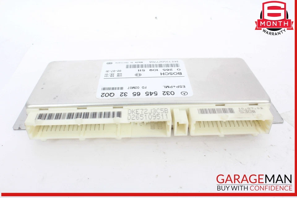 03-06 Mercedes R230 SL500 E320 ABS ESP Módulo de control informático antifreno OEM Foto 2 de 4