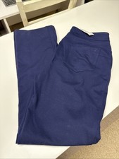 Chico Size 0 Ladies Pants NWT Blue Pull On