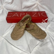 NIB Capezio FF01 Freeform Stretch Leather Split Sole Size 5 Medium Carmel