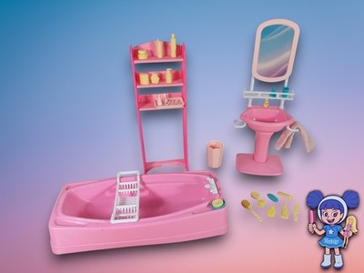  Barbie So much to do Bathroom Playset Badezimmer aus den 90er Jahren 