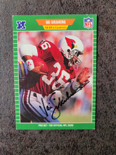 1989 Pro Set Vai Sikahema #338 - St. Louis Cardinals - AUTOGRAPHED!
