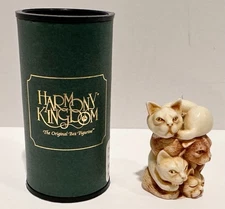 Harmony Kingdom “Ladies In Waiting” Cats Figurine with Box made in England