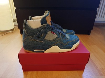 Nike Air Jordan 4 x Levis Blank Tag US 9.5 / EU 43