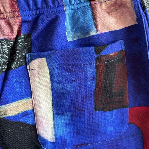 McNairy&co Blue Sweat Shorts Sweatbritches Men’s Size Medium NWT - Picture 7 of 9