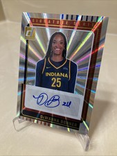 DeWanna Bonner 2025 Donruss WNBA Holo Laser Auto Fever Mercury