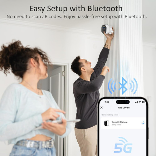 Überwachungskameras Funk Outdoor, tuya 5g Überwachungskamera, 2K HD Home Securi... - Bild 6 von 8