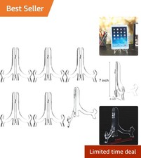Versatile 7-Inch Acrylic Display Stands - Perfect for Photos and Collectibles