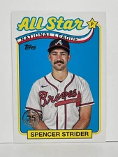 Spencer Strider 2024 Topps #89ASB-15 1989 Baseball 35th Anniversary All-Stars
