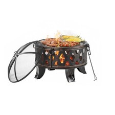 Feuerschale Feuertonne Feuerkorb Feuerstelle Brennschale Grillrost Funkenschutz