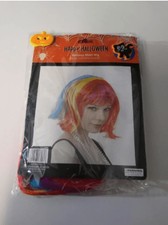 Rainbow Wig for Adults   Short Hair Multi-Color Halloween Costume Wig
