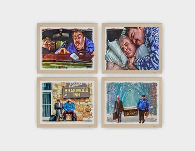 Planes Trains Automobiles Movie Art Print Set of 4 11x14'' Steve Martin Posters