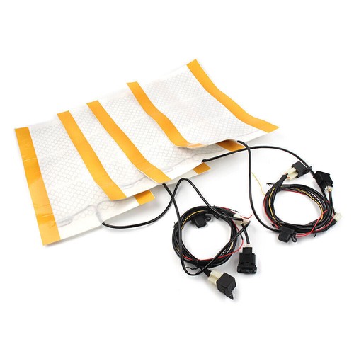 12V Carbon Fiber Car Seat Heat Pads Kit Round Switch Cushion Set Universal po - Picture 3 of 10