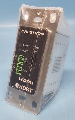 New, Crestron DM-RMC-4K-100-C-1G-B-T Wall Plate 4K DigitalMedia 8G+.